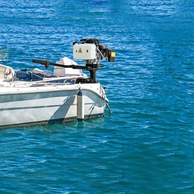 4HP 4 Stroke Heavy Duty Outboard Motor Fishing Boat Engine Wind Cooling System