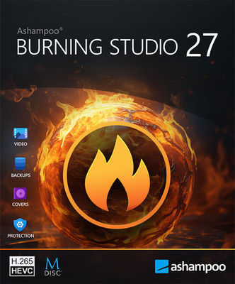 Ashampoo Burning Studio 27 - Brennprogramm für CD/DVD - PC Download Version