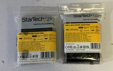  Lot of 2 StarTech DKT30CHCPD USB C Multiport Adapter with HDMI, Black "G1B"