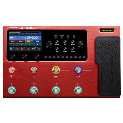 VALETON GP-200R Multi Effects Processor Multi-Effects Guitar Bass Pedal with ...