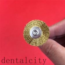 30Pcs Brass Steel Wire Brush Polishing Wheels Full Kit for Dremel Rotary Tools