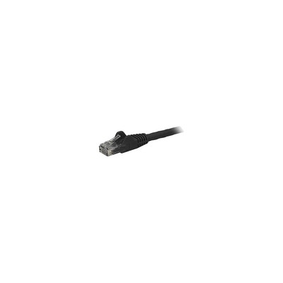 StarTech 8 ft Black Cat6 Cable with Snagless RJ45 Connectors Cat6 Ethernet