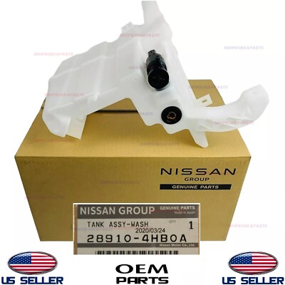  Genuine  Washer Reservoir Windshield Wiper Tank With Motor OEM Nissan Infiniti