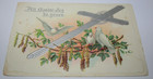 Early 1900's Joyous Easter Greeting Spring Antique Tucks Postcard Doves Cross — photo 1