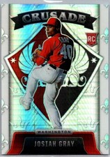 2022 Panini Chronicles Crusade Hyper Prizm Rookie RC /299 Josiah Gray #6
