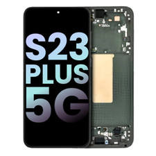 OLED Assembly With Frame Compatible For Samsung Galaxy S23 Plus 5G Green US Intl