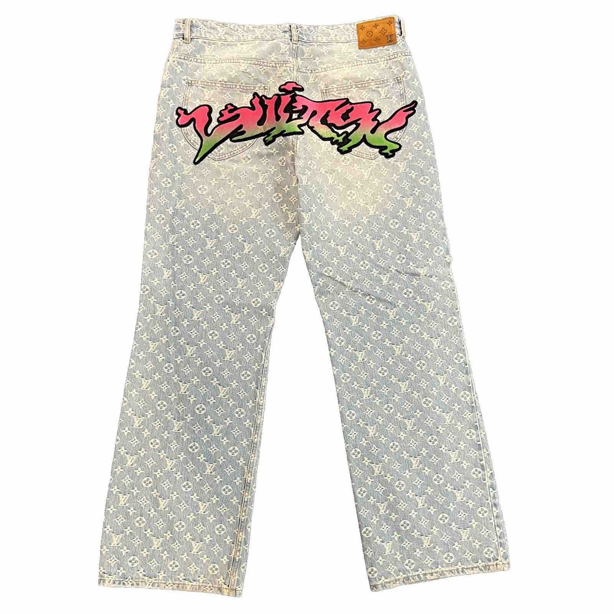 Louis Vuitton Graffiti Denim Virgil Pants | eBay Louis Vuitton Graffiti Denim Virgil Pants | eBay