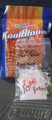 10 GAL REPACK!! General Hydroponics Dry Koolbloom GH Kool Bloom 2-45-28 Ripening