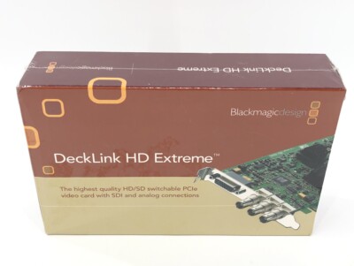 Black Magic Design Decklink HD SD Extreme Capture Card PCIe Video Card SDI New
