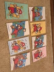 Vintage Nintendo Super Mario Bros Mini Envelopes Pouch LOT 8 Rare Promo SNES GBA