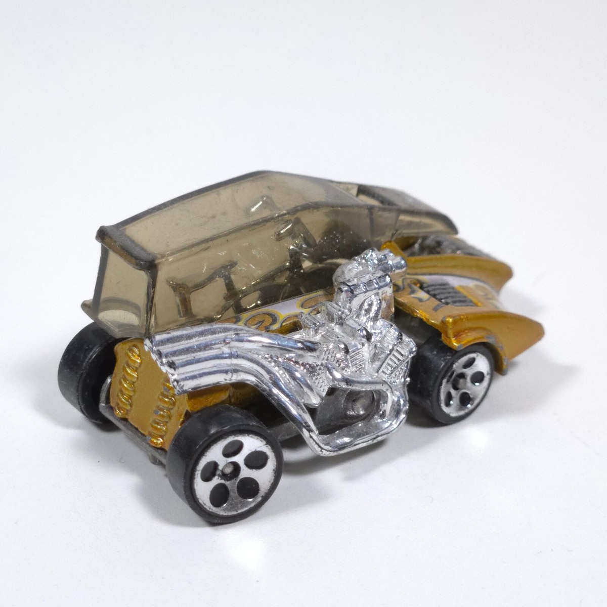Vintage 1999 Mattel Hot Wheels Diecast “ Motor Psycho “ Golden
