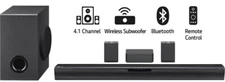 LG SQC4R 4.1ch Sound Bar System with Wireless Rear Speakers & Subwoofer