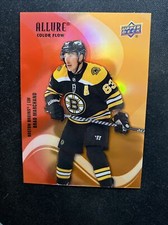 22-23 UD Allure Hockey Color Flow Red-Orange SF-58 Brad Marchand