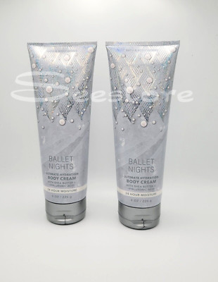 Bath & Body Works Ballet Nights Ultimate Hydration Body Cream 8 oz Set of 2