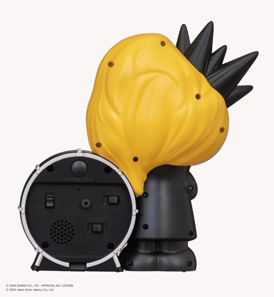 NEW]YOSHIKITTY Hello Kitty x X JAPAN Voice alarm clock Sanrio