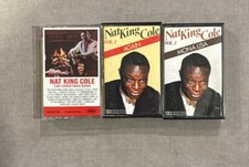 Nat King Cole Cassette Tapes - Tested And Works - Lot Of 3