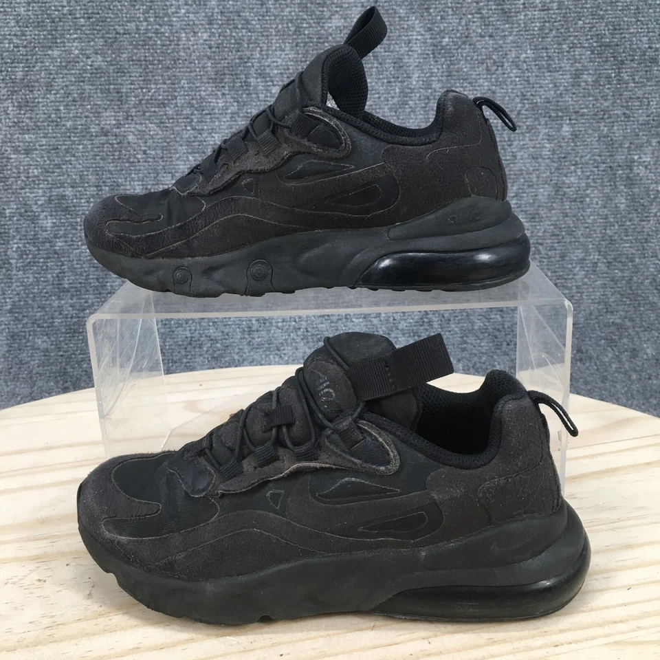 Nike Shoes Children 13 Air Max 270 React Slip On Sneakers Black Low BQ0102-004 - Image 2 of 4