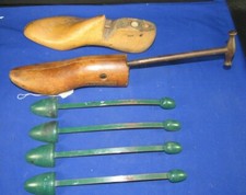 4 Shoe Stays,Eveready Horn's Stretcher,Vulcan Cobbler Mold,Wood Shoemaker Tools