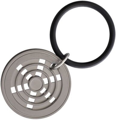 TEC Accessories Isotope Atom Fob Titanium Coin-Style O-Ring Jump Ring USA-Made