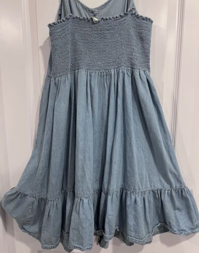Japna Women's Size XS Dress Blue Chambray Sleeveless Button Up Fit & Flare NWT - Picture 22 of 22