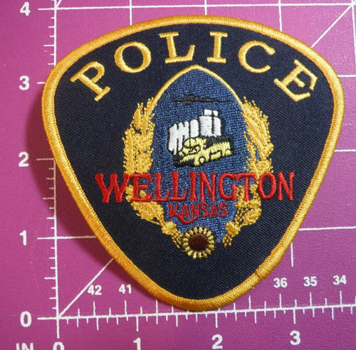 Wellington Kansas Police Dept Shoulder Patch KS