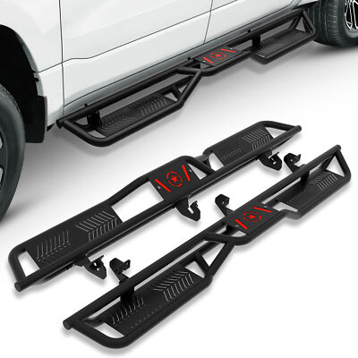 6'' Side Steps Running Boards For 09-14 Ford F150 F-150 SuperCrew Cab Super Duty