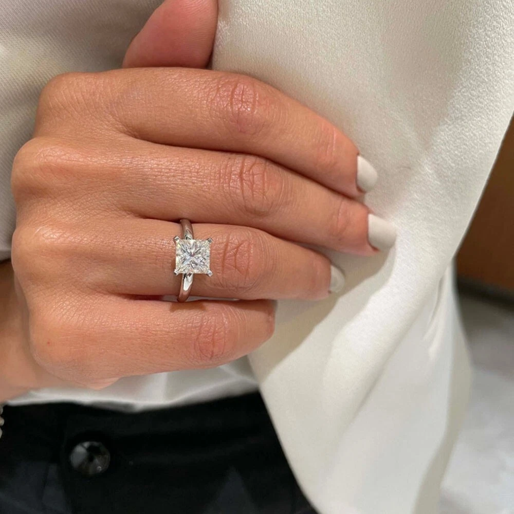 Lab grown diamond store princess cut