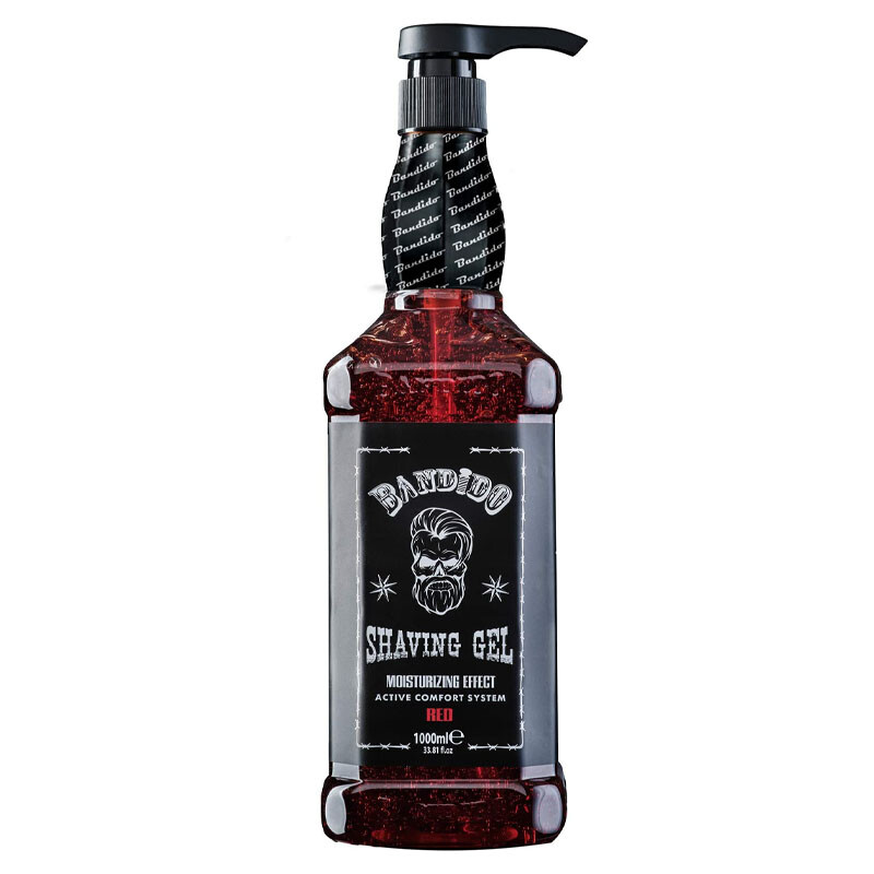 BANDIDO Shaving Gel Moisturizing Effect Red 1000ml