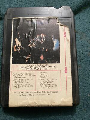 Crosby Stills Nash & Young 8 Track TAPE Four way Street