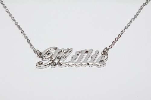 MILLIE 18ct White Gold Plating Necklace 