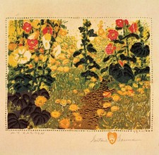Gustave Baumann : My Garden : 1927 : Archival Quality Art Print