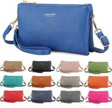 Ladies Small Clutch Bag Large Purse Card Holder Long Wallet Cross Body Handbag