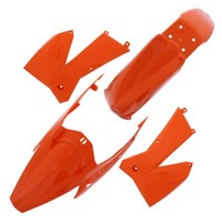 Plastikkit Orange Plastiksatz Passend FüR KTM EXC 450 Racing Bj. 2005-2007