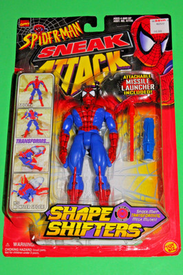 Spider-Man Sneak Attack Shap Shifters Toy Biz ACTION FIGURE SEALED 1998