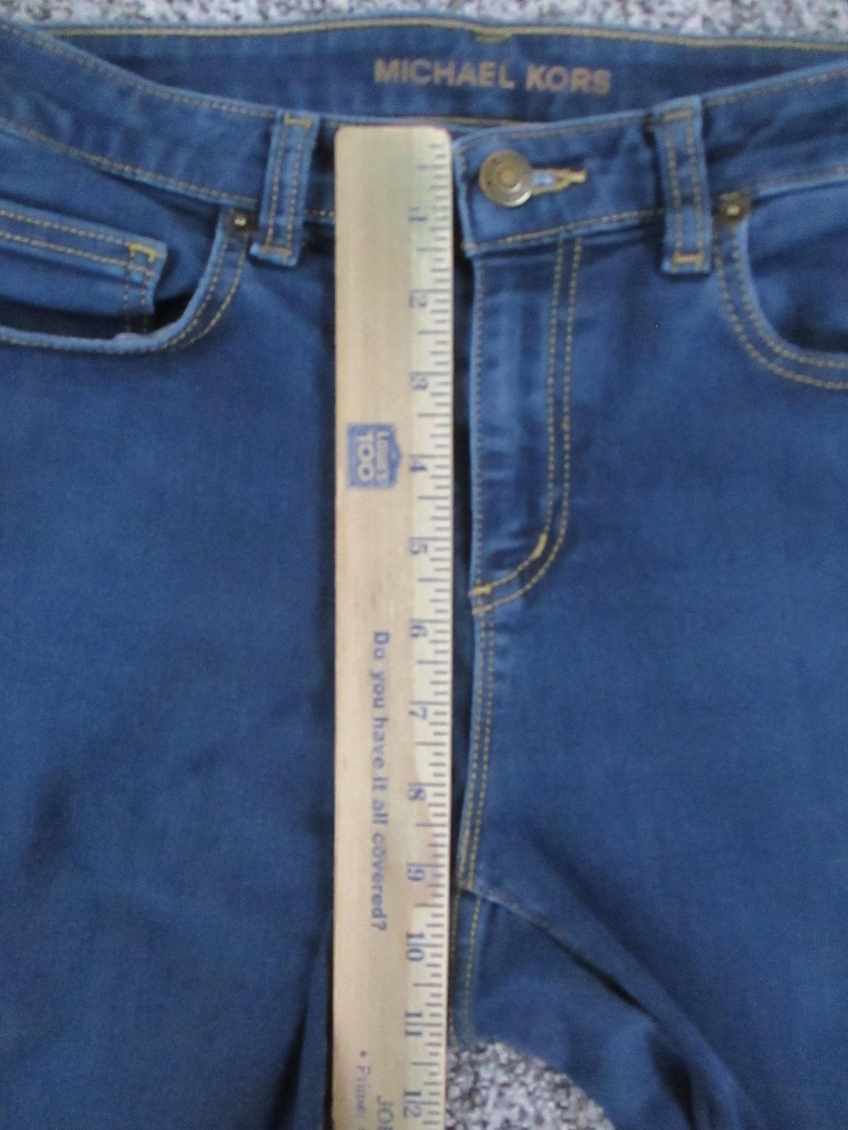 Michael Kors Izzy Skinny Jeans Womens 8 Blue Med Wash Mid Rise Stretch 29x29 thumbnail 13