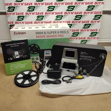 Eyesen M127-B 8mm  Super 8 Reels Movie Maker Pro w/ 32GB Card - Open Box