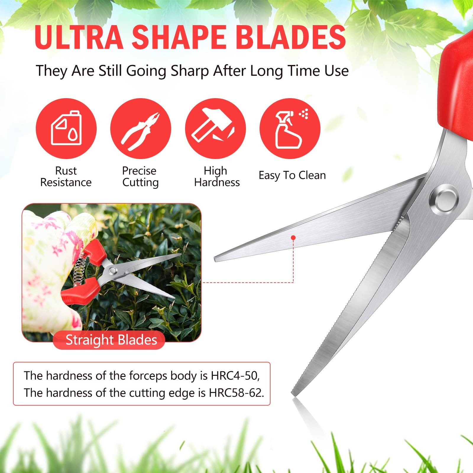 20 Pcs Bud Trimming Scissors Bulk 7.2 Inch Pruning Shears Garden Scissors for...