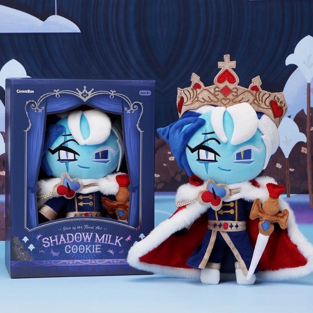 🔥Cookie Run Kingdom Shadow Milk Cookie Plush 2026 TCG Tournament