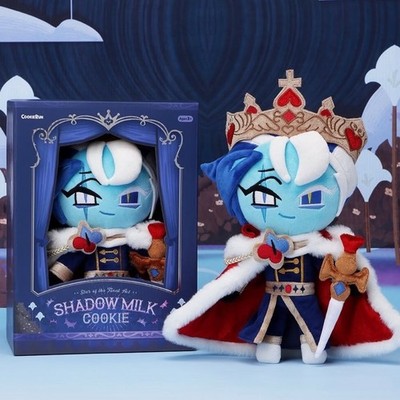 【海外限定】cookie run シャドウミルククッキー　ぬいぐるみ 🔥Cookie Run Kingdom Shadow Milk Cookie Plush 2026 TCG Tournament