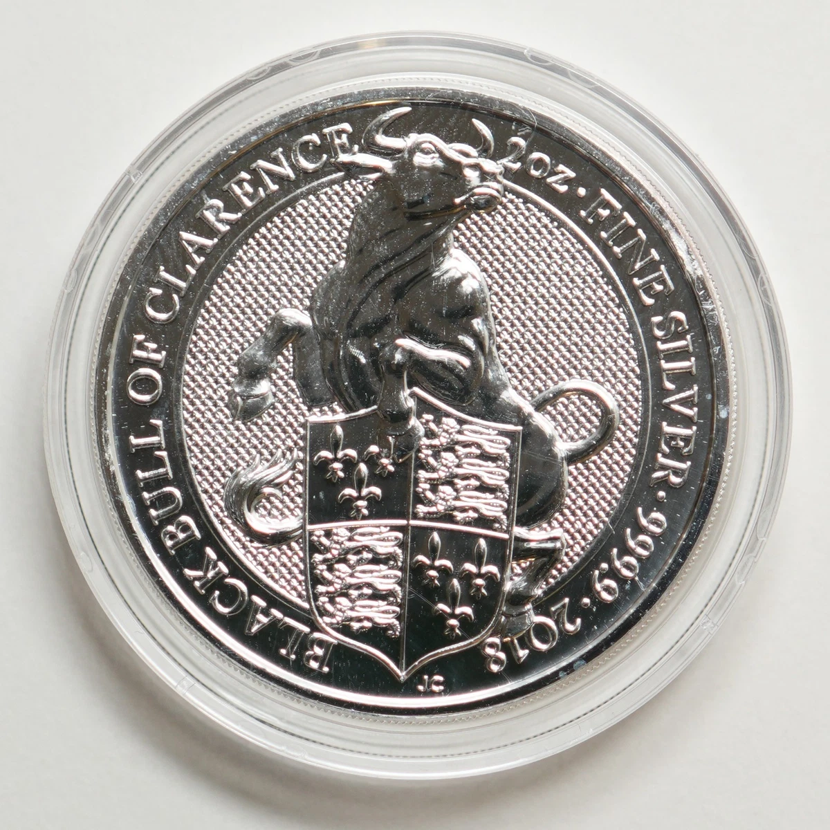 UK Queen's Beast 2018 Silver Bullion Coins 2 oz Precious Metal