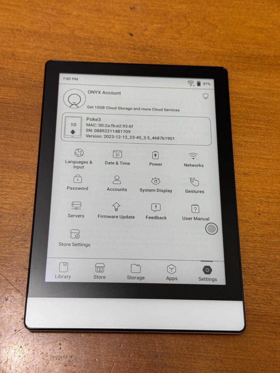 電子書籍リーダー本体 ONYX BOOX POKE3 電子書籍特化】読書タブレットの最適解。「Onyx Boox Poke3」が