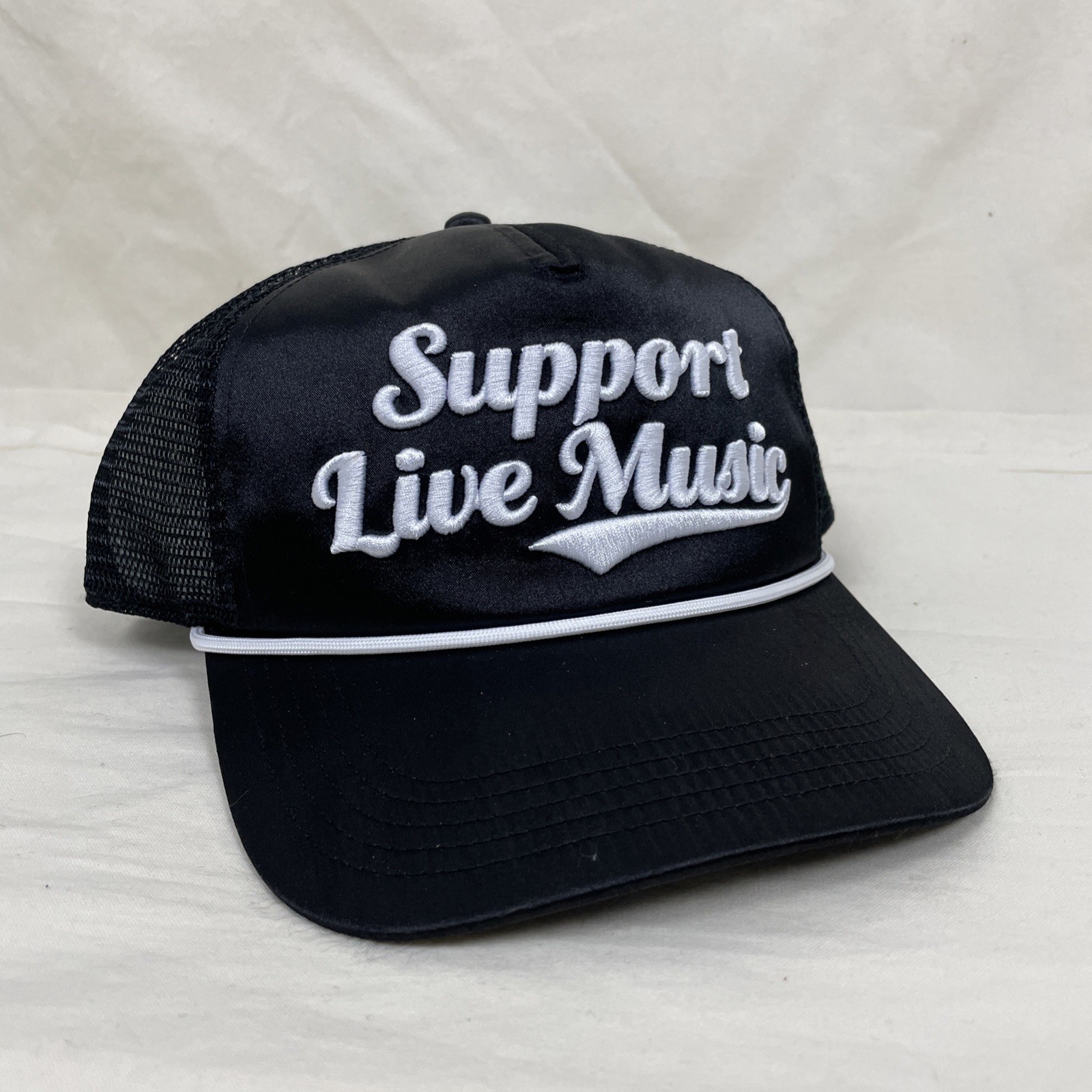 Cap Support Live Music Mesh Back