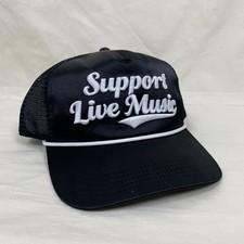 NWT Rock and Roll Hall of Fame Trucker Hat Cap Support Live Music Mesh Back