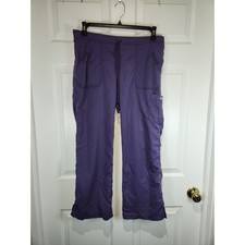Women's sz M Grey's Anatomy Purple Scrub Pants Pockets by Barco