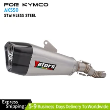 Slip for KYMCO AK550 51mm Muffler Tail Pipe Mid Link Pipe Modified Exhaust Tips