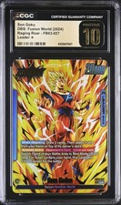 Dragon Ball Fusion Son Goku Alt Art FB03-027 Raging Roar CGC PRISTINE 10