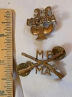 2 WW2 Era Morgan Park Military Academy Pins.