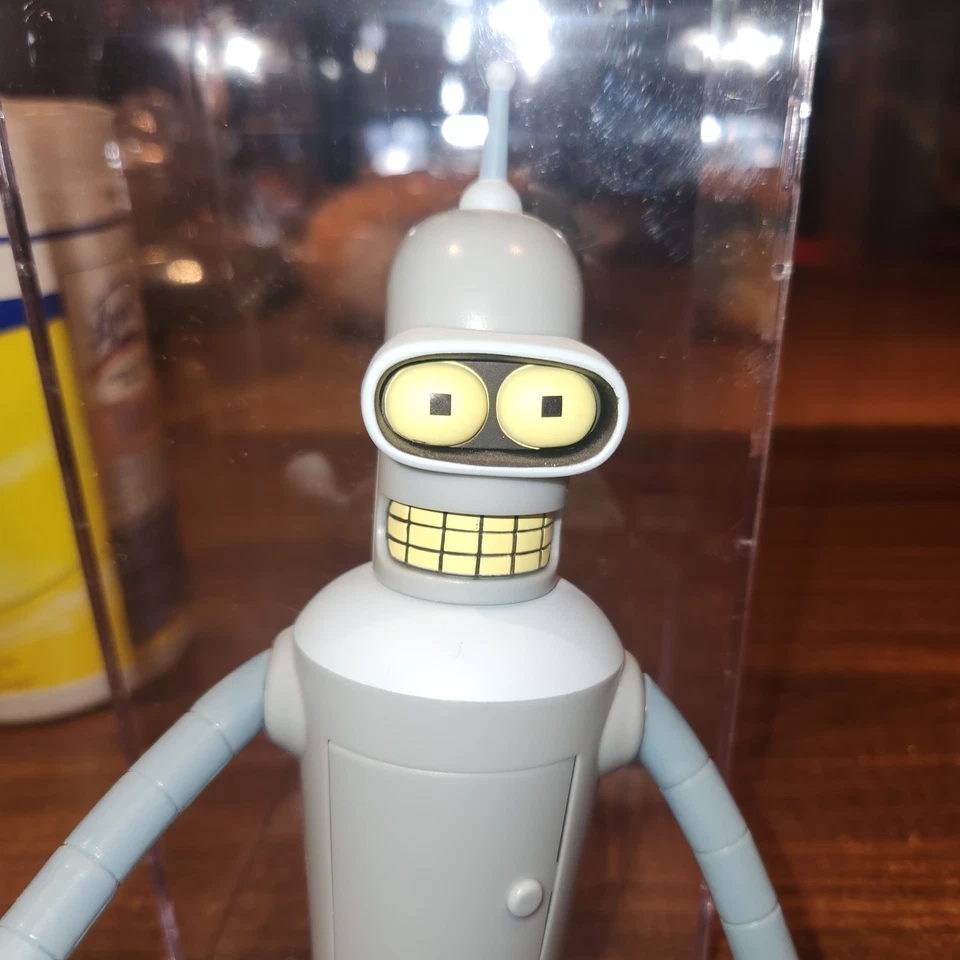 Figura de acción Futurama Toynami Talking Bender 2011 RARA 9" completa con estuche Foto 2 de 4