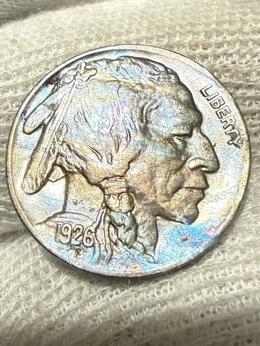 1926 Buffalo Nickel ~ Uncirculated/BU ~ Better Date! Toned High Grade