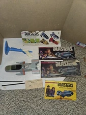 Vintage 1972 Hasbro Bonneville Salt Flat Blasters,Big Heat,Air Injection Pump